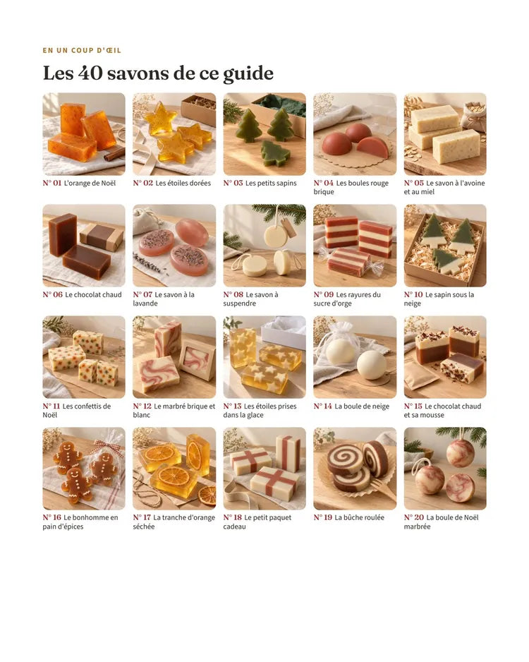 Les 40 savons du guide en photos
